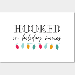 Hooked on Holiday Movies with lights Posters and Art